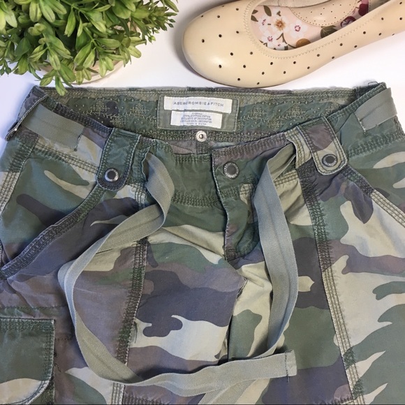 womens camo jean shorts